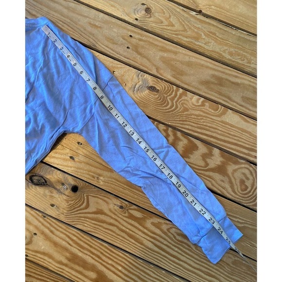 NEW Soulgani Active Beach Babe Long Sleeve V Neck Strap Top Small Women’s Blue - Picture 7 of 8